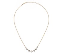 14kt Sophia Gelbgoldhalskette mit Diamanten