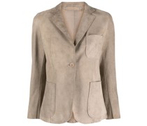 Blazer aus Wildleder
