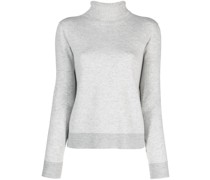 Gestreifter Rollkragenpullover
