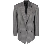 Einreihiger Blazer mit Nadelstreifen