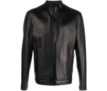 Schmale Lederjacke
