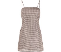 Tovianna plaid-print mini dress