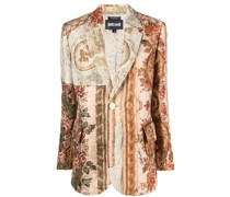 Einreihiger Patchwork-Blazer