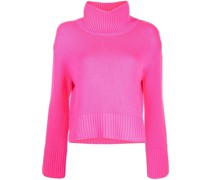 Kaschmirpullover mit Stehkragen