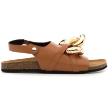 Sandalen mit Kettendetail