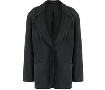 Blazer mit Slogan-Print