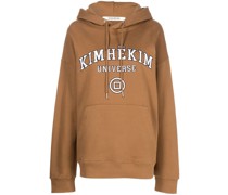 Hoodie mit Logo-Stickerei