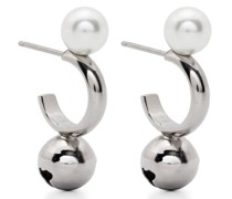 Bell Charm hoop earrings