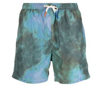 Shorts mit Batikmuster