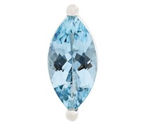 18kt Gelbgoldohrstecker mit Aquamarin