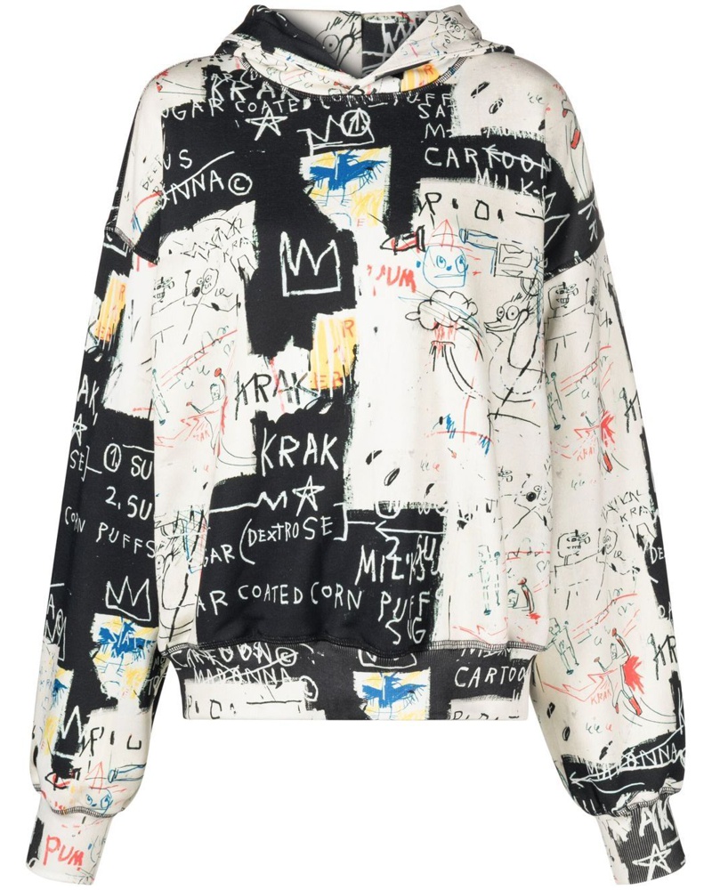 MISBHV Damen Hoodie im Patchwork-Look