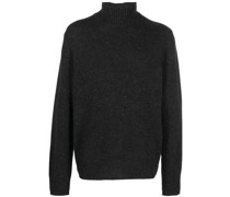 Melierter Rollkragenpullover