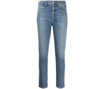 Schmale Olivia High-Rise-Jeans