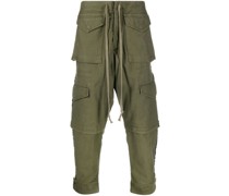 Cropped-Hose mit Cargotaschen