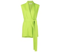 Ärmelloses Kleid mit Falten