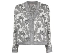 Cardigan im Metallic-Look