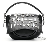Mini-Tasche mit Kristallen