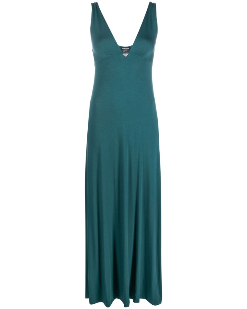 Emporio Armani Damen V-neck sleeveless dress