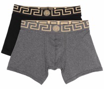 2er-Set Shorts mit Logo-Bund