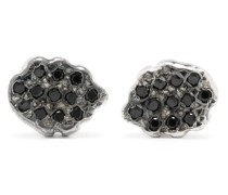 Kristall-Ohrringe aus Sterlingsilber