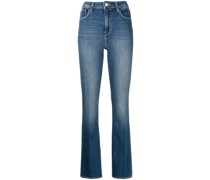Bootcut-Jeans mit hohem Bund