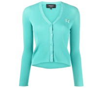 Cardigan mit Logo-Stickerei