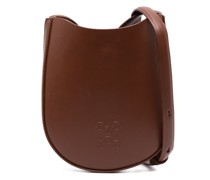 Schultertasche mit Logo-Prägung