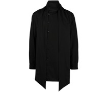 Asymmetrisches Hemd im Layering-Look
