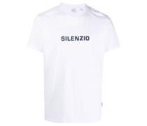 T-Shirt mit "Silenzio"-Print