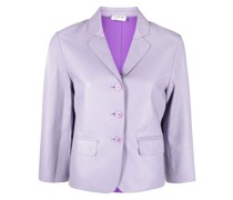 P.A.R.O.S.H. Cropped-Blazer aus Lammleder