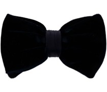 hook-fastening velvet bow tie