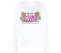 Sweatshirt mit Logo-Stickerei