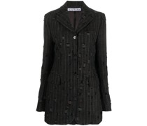 Blazer mit Nadelstreifen