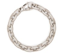 Panzerkettenarmband mit Kristallen