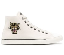 Bestickte High-Top-Sneakers