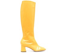 Kniehohe Stiefel mit eckiger Kappe 60mm