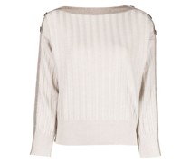 Gerippter Pullover