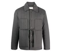 Gesteppte Jacke mit Bindegürtel