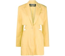 Kleid mit Cut-Outs im Blazer-Look