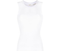 fine-rib cotton tank top
