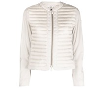 Gesteppte Jacke mit Logo-Patch
