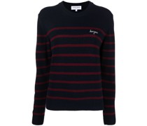 Gestreifter Pullover