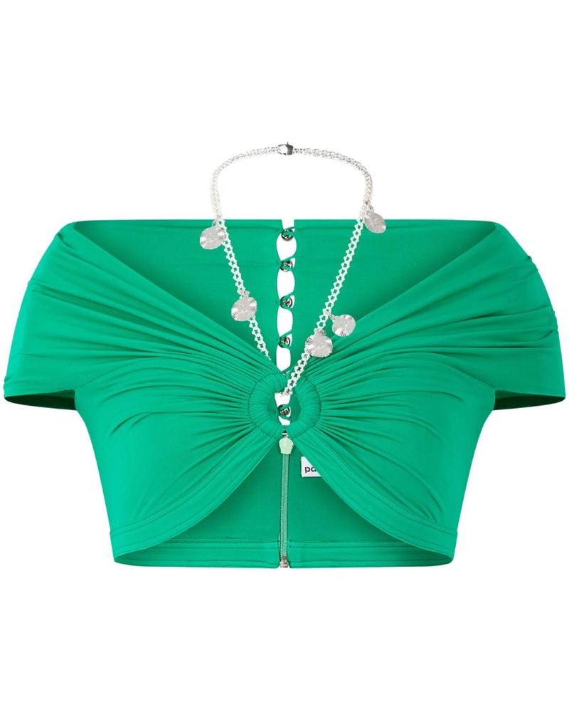 Paco Rabanne Damen Top mit Zierkette