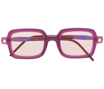 Sonnenbrille mit eckigem Gestell