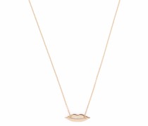 18kt Mini French Kiss Rotgoldhalskette