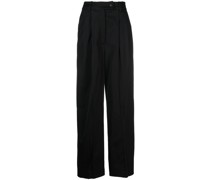 High-Waist-Hose mit weitem Bein