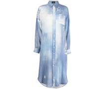 T-Shirt-Kleid im Used-Look