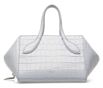 Space XS Schultertasche mit Kroko-Effekt