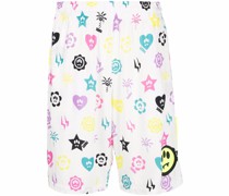 Shorts mit grafischem Print