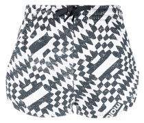Joggingshorts mit grafischem Print